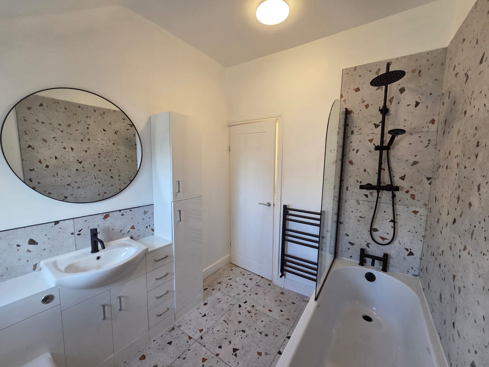 Terrazzo family bathroom